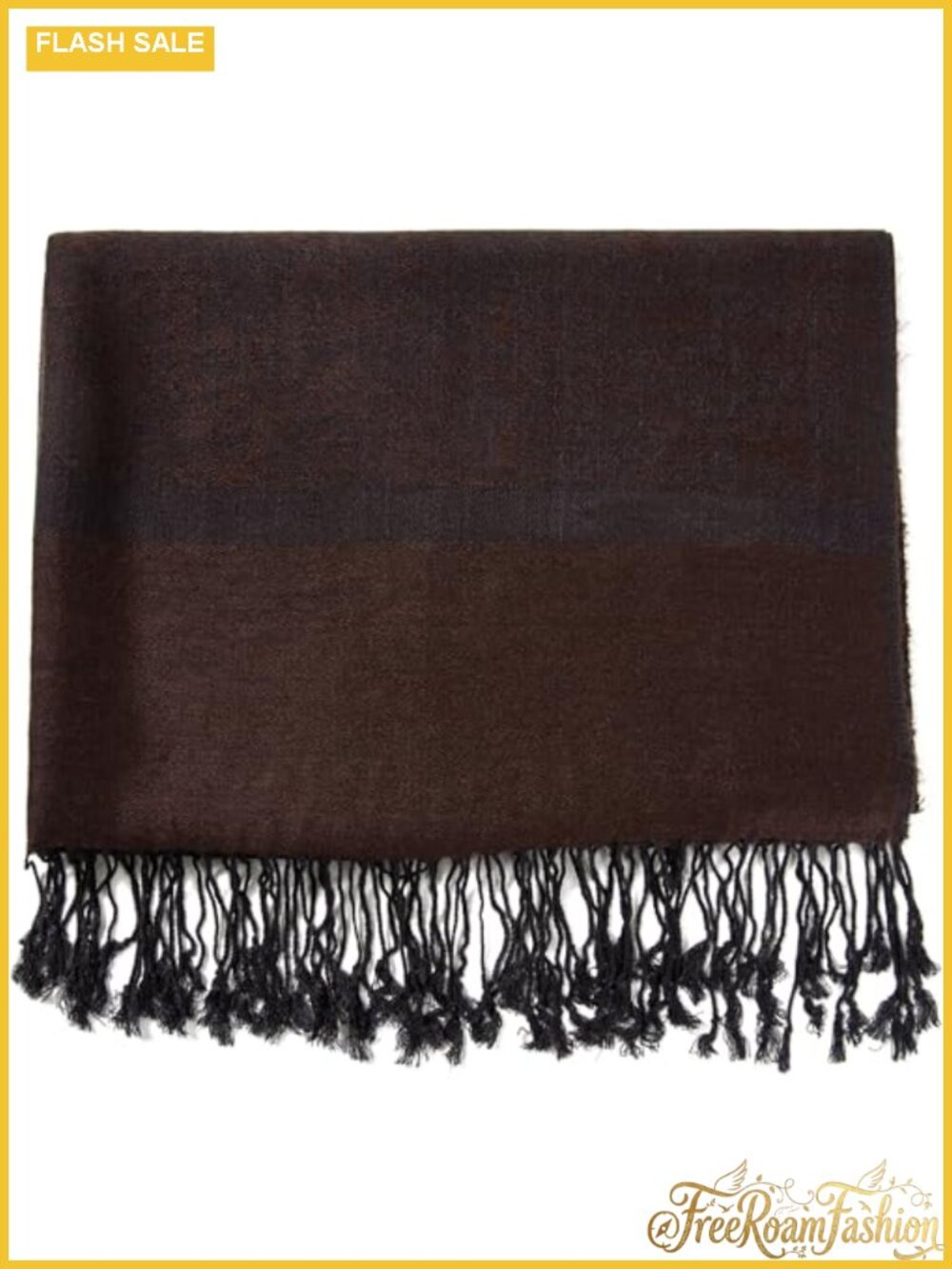 Women's Reversible Paisley Fringed Shawl Wrap Scarf